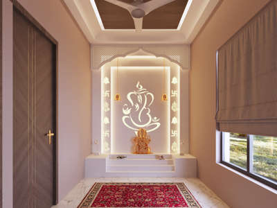 Prayer Room, Storage Designs by Architect ArSanjay  Choudhary, Jaipur | Kolo