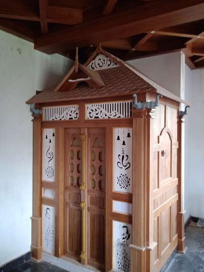 Prayer Room, Storage Designs by Interior Designer Sajesh ck Sajesh ck, Thrissur | Kolo