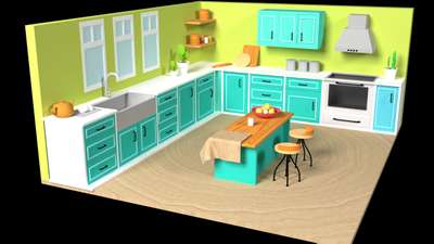 Kitchen, Storage Designs by 3D & CAD Ayub  saifi, Ghaziabad | Kolo