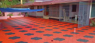 Flooring Designs by Painting Works Blesson jenish, Pathanamthitta | Kolo