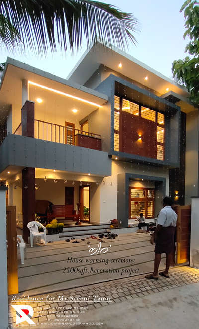 Exterior, Lighting Designs by Architect Dipin Ram, Malappuram | Kolo