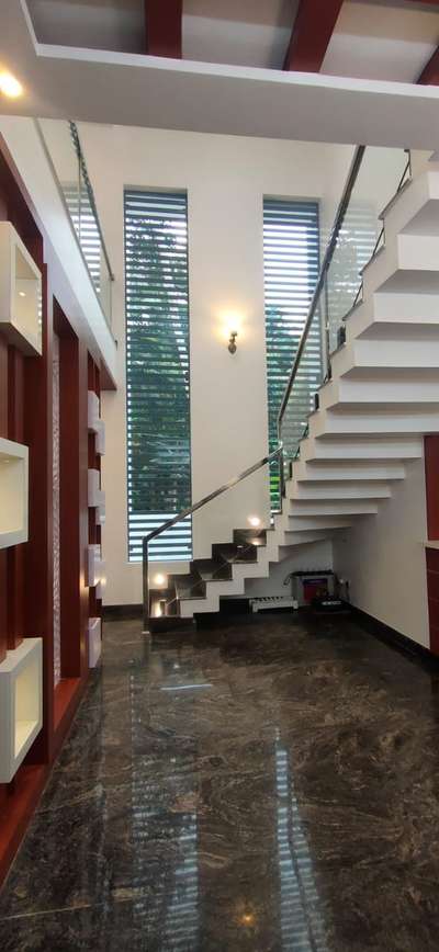 Flooring, Lighting, Storage, Staircase Designs by Civil Engineer r rakesh, Thiruvananthapuram | Kolo