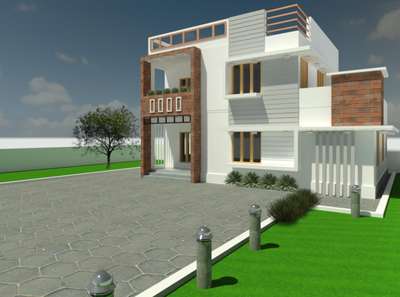 Exterior Designs by Civil Engineer mashhooda fathy, Ernakulam | Kolo
