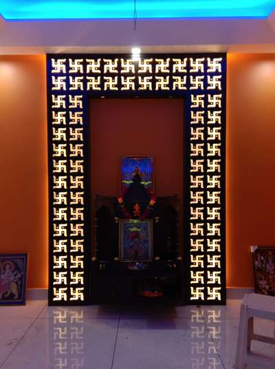 Lighting, Prayer Room, Storage Designs by Carpenter Sajid Saifi, Gautam Buddh Nagar | Kolo