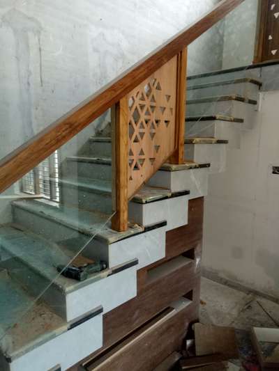 Staircase Designs by Contractor muhammed kasim, Kasaragod | Kolo