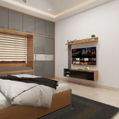 Furniture, Storage, Bedroom Designs by Interior Designer Niju George, Alappuzha | Kolo
