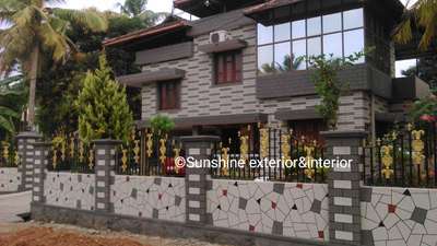Exterior, Wall Designs by Interior Designer Appu Anicadu, Kottayam | Kolo