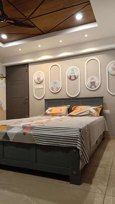 Ceiling, Storage, Bedroom, Furniture, Wall Designs by Interior Designer OKNO ARCHITECTURE , Thrissur | Kolo
