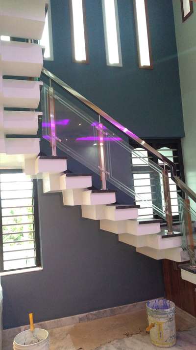 Staircase Designs by Contractor Santhosh  Santhosh , Malappuram | Kolo