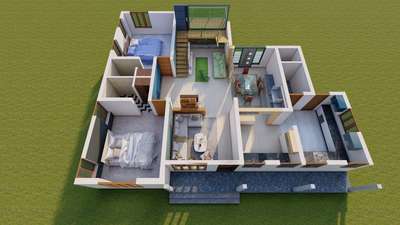 Plans Designs by 3D & CAD saran prem vs, Kottayam | Kolo