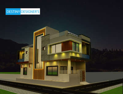 Exterior Designs by Civil Engineer  Er shivam singh chauhan , Indore | Kolo