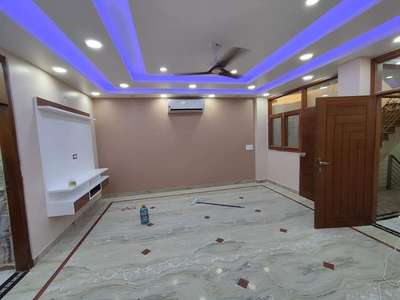 Ceiling, Lighting, Living, Storage, Flooring Designs by Contractor shakil khan, Faridabad | Kolo