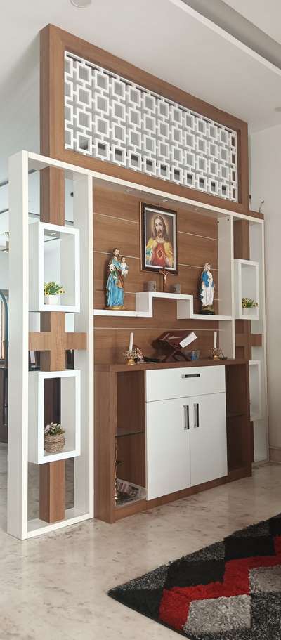Storage, Prayer Room Designs by Contractor Pradeep V K Nair, Kannur | Kolo