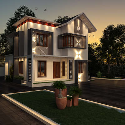Exterior Designs by Architect neena  Manuel, Kottayam | Kolo