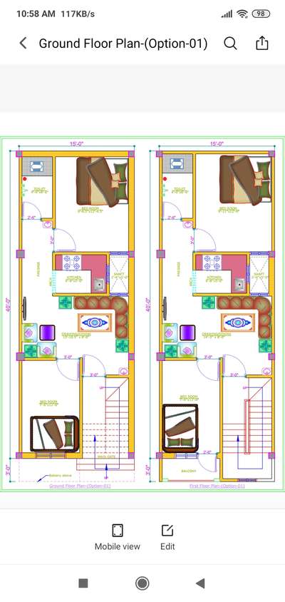 Plans Designs by Architect DESIGN HILLS ARCHITECT AND ENGINEERS, Faridabad | Kolo
