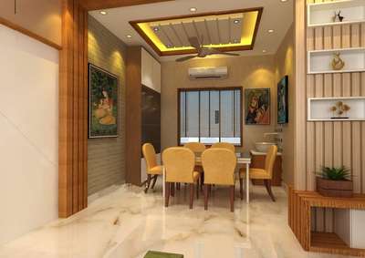 Ceiling, Furniture, Lighting, Table Designs by Interior Designer Housie Interior, Jaipur | Kolo