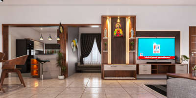 Living, Storage Designs by Interior Designer Manu Sukumar, Kottayam | Kolo