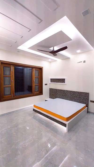 Bedroom, Ceiling, Lighting, Flooring, Furniture Designs by Interior Designer Ashok Barthwal, Delhi | Kolo