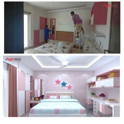 Furniture, Bedroom, Storage Designs by Interior Designer Bijeesh Nair, Thiruvananthapuram | Kolo
