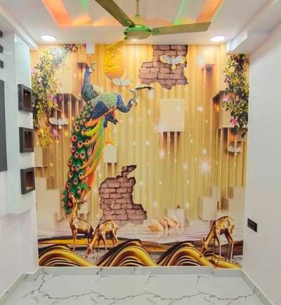 Lighting, Wall Designs by Building Supplies Ultimate Wallpaper, Jaipur | Kolo