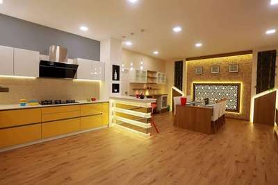 Kitchen, Storage, Lighting, Dining, Table, Furniture Designs by Carpenter AA ഹിന്ദി  Carpenters, Ernakulam | Kolo