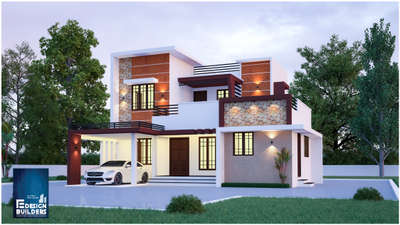 Exterior, Lighting Designs by Civil Engineer E design  builders , Ernakulam | Kolo