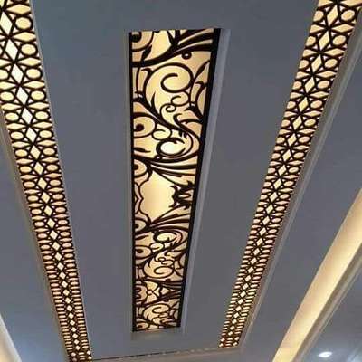 Ceiling, Lighting Designs by Carpenter Shafeek Thamaniya, Kollam | Kolo