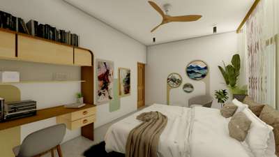 Furniture, Storage, Bedroom Designs by Architect Aravind Ajay, Pathanamthitta | Kolo