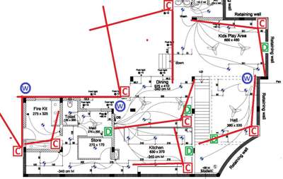 Plans Designs by Electric Works JUSTIN CHACKO, Idukki | Kolo