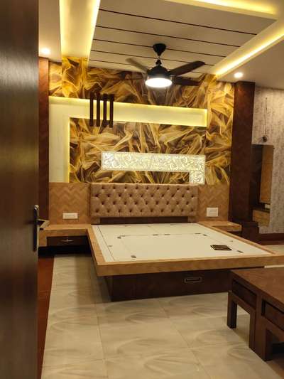 Ceiling, Furniture, Lighting, Storage, Bedroom Designs by Carpenter Bhure Bhai, Delhi | Kolo
