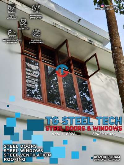 Exterior Designs by Building Supplies TG STEEL TECH Steel Doors And Windows, Kozhikode | Kolo