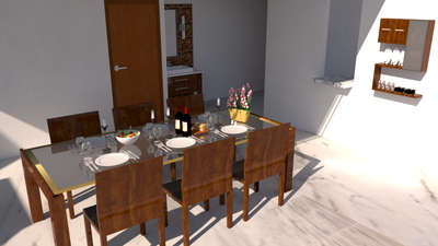 Furniture, Dining, Table Designs by Civil Engineer Basil Mathew, Idukki | Kolo