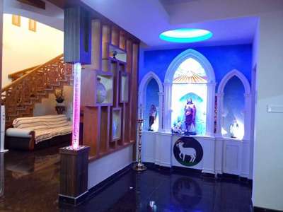 Living, Prayer Room, Furniture, Home Decor Designs by Interior Designer Design Desk, Thrissur | Kolo