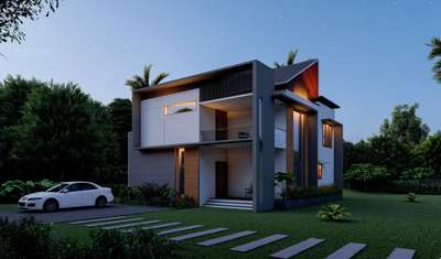 Exterior, Lighting Designs by Civil Engineer Arun K Das C P, Kozhikode | Kolo