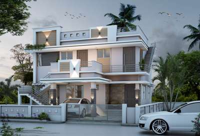 Exterior, Lighting Designs by Civil Engineer KADAMs construction, Indore | Kolo