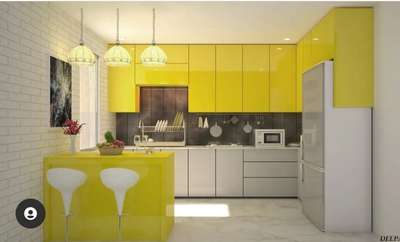 Kitchen, Storage Designs by 3D & CAD Deepanshu Rajput, Ghaziabad | Kolo