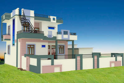 Exterior Designs by Civil Engineer Jai Ram, Sikar | Kolo