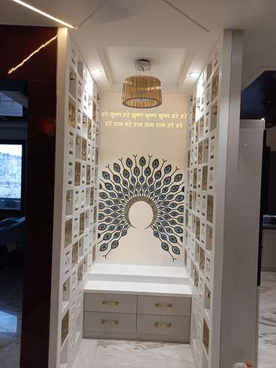 Prayer Room, Storage Designs by Architect aabid  saifi, Ghaziabad | Kolo