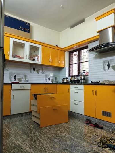 Kitchen, Storage, Window Designs by Carpenter Sherine Joseph, Ernakulam | Kolo