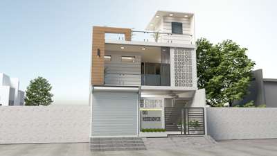 Exterior Designs by Architect shefali design studio , Ghaziabad | Kolo