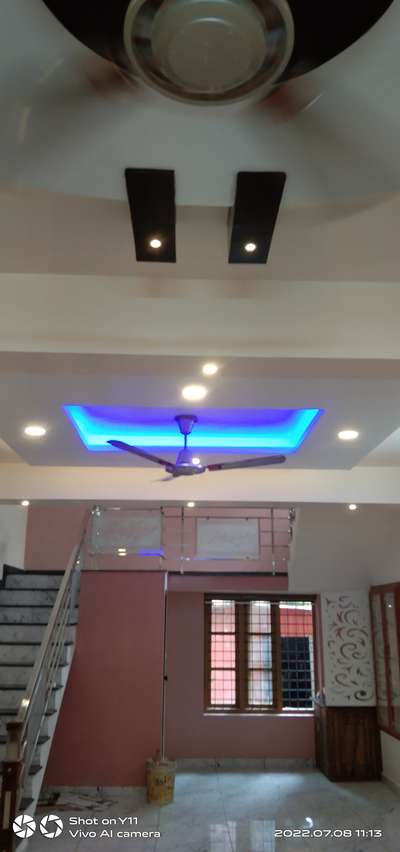 Ceiling, Lighting Designs by Electric Works Shanavas electro mech, Pathanamthitta | Kolo