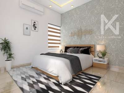 Flooring, Storage, Bedroom, Wall, Window Designs by 3D & CAD Abhijith  S, Kottayam | Kolo