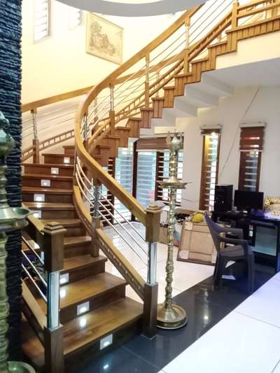 Staircase Designs by Civil Engineer Harilal  Haridasan , Alappuzha | Kolo