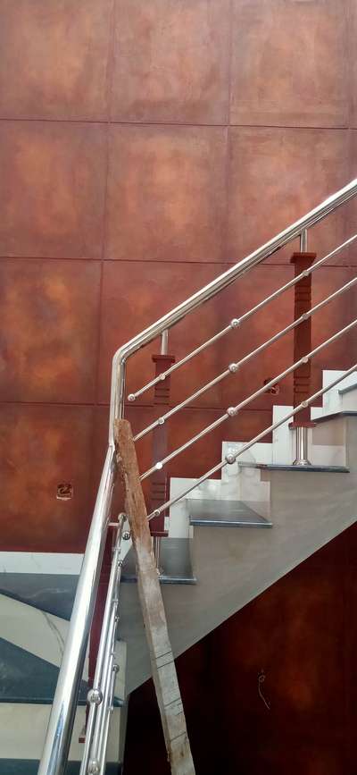 Staircase Designs by Painting Works Texture Hub, Thrissur | Kolo