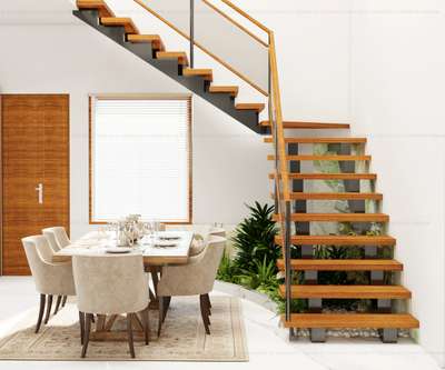 Staircase, Furniture, Dining, Table Designs by Building Supplies MONISHA R , Thiruvananthapuram | Kolo