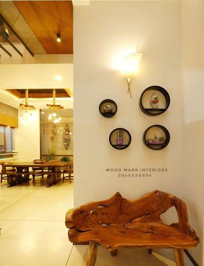 Dining, Furniture, Table, Ceiling, Lighting Designs by Interior Designer ASHEER PB, Thrissur | Kolo