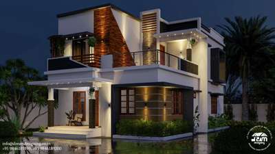 Exterior, Lighting Designs by Architect Dream Designing, Alappuzha | Kolo