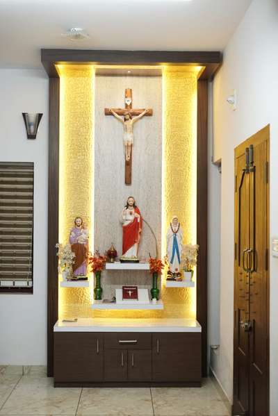 Prayer Room, Storage Designs by Interior Designer SHAHUL KANJIRAKODE, Thrissur | Kolo