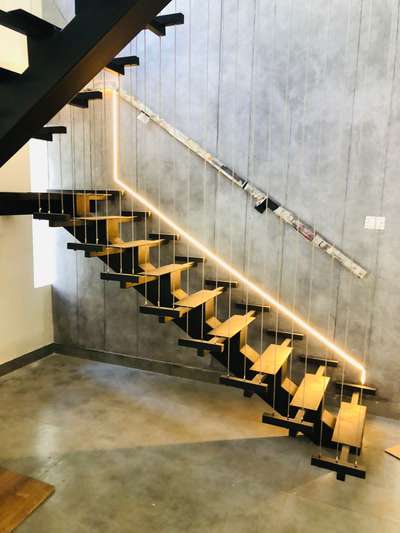 Staircase Designs by Fabrication & Welding ramengineering  kollam, Kollam | Kolo
