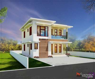 Exterior Designs by Contractor Jayan  C, Thiruvananthapuram | Kolo